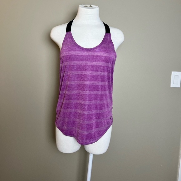 Nike Dri-Fit Open Back Loose Tank Striped - Picture 4 of 7